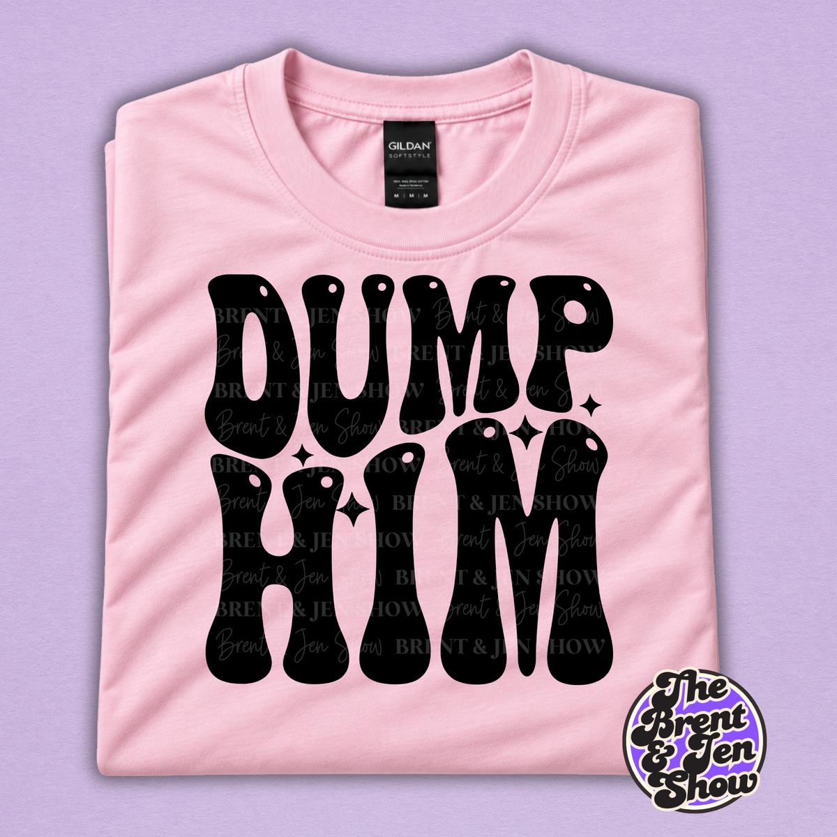 Dump Him Funny Retro Graphic T-Shirt