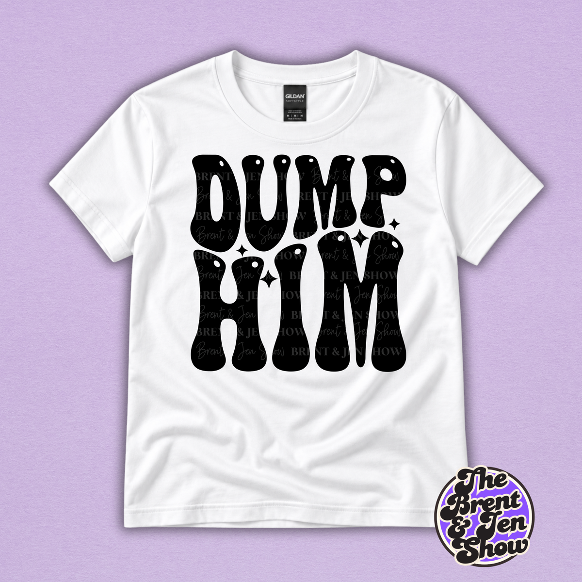 Dump Him Funny Retro Graphic T-Shirt