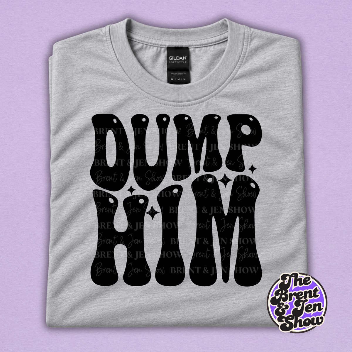 Dump Him Funny Retro Graphic T-Shirt