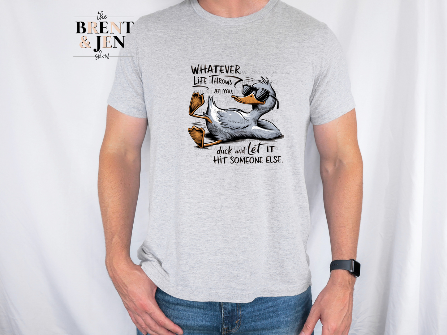 Whatever Life Throws At You Duck T Shirt