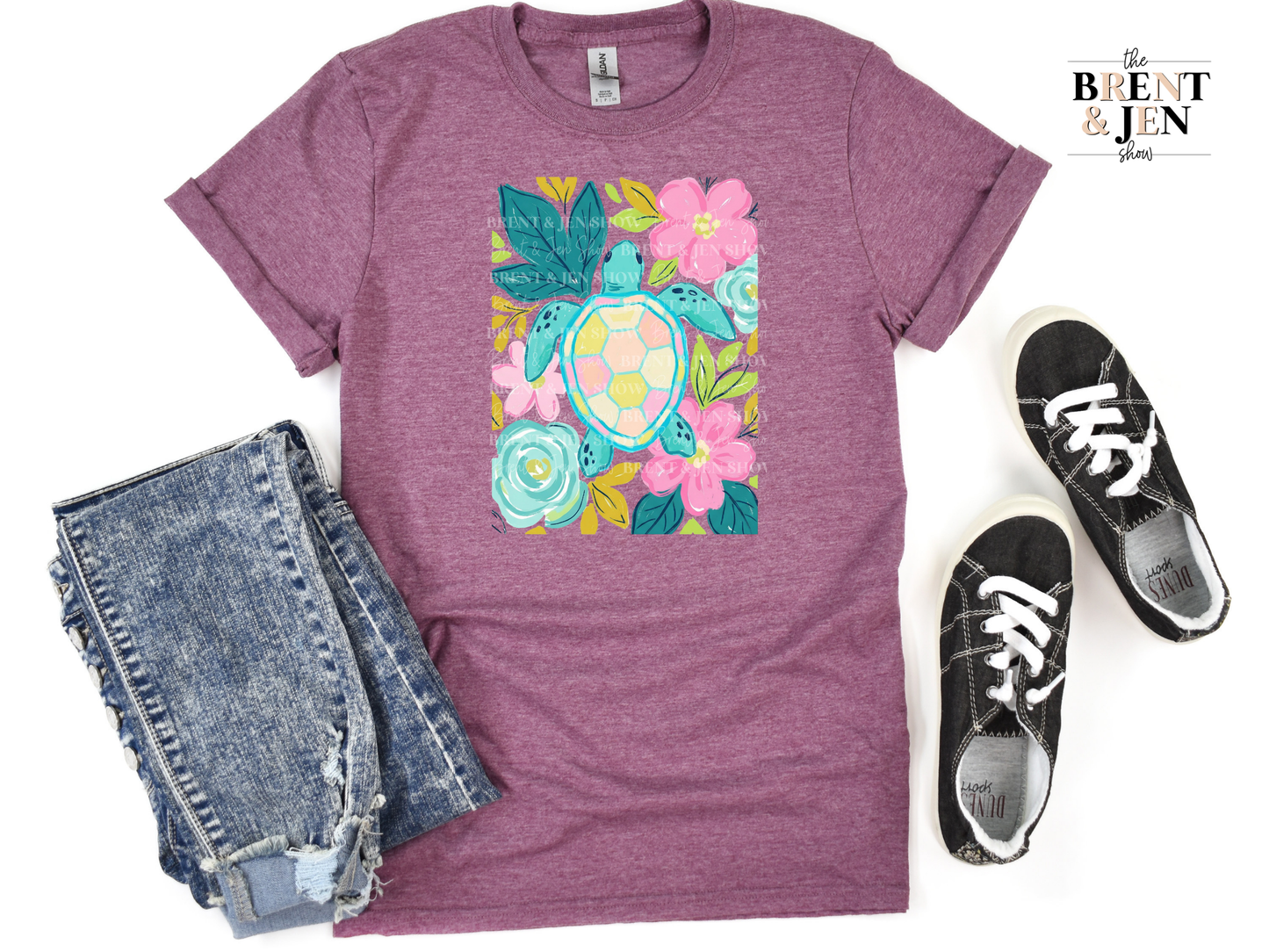 Boho Sea Turtle T-Shirt