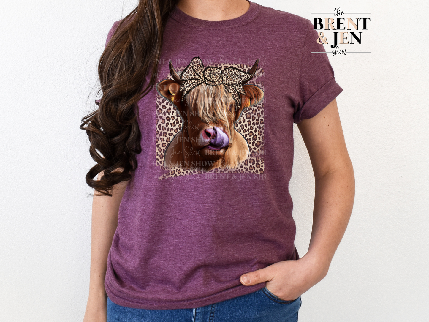 Highland Cow Bandana T-Shirt