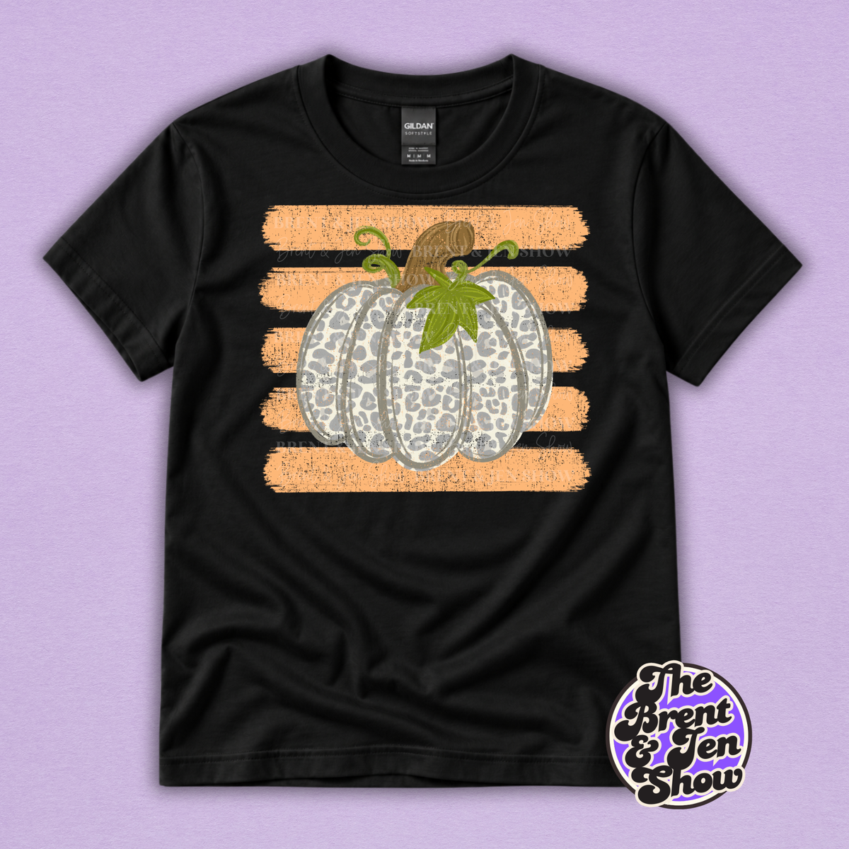 Leopard Print Pumpkin T-Shirt – Cute Fall Graphic Tee