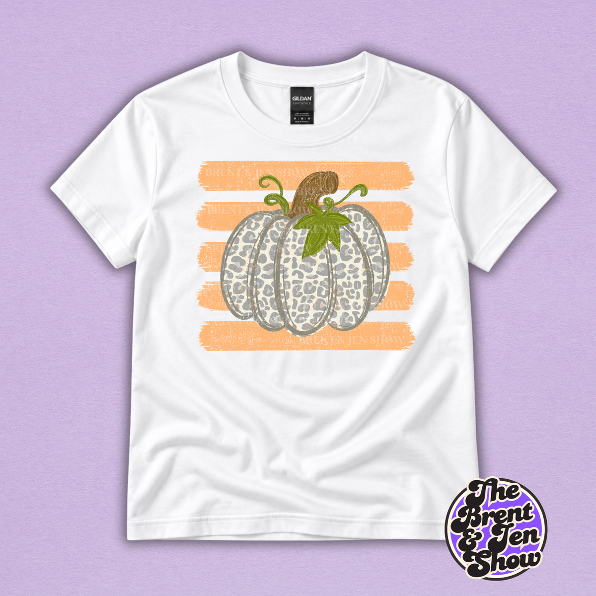 Leopard Print Pumpkin T-Shirt – Cute Fall Graphic Tee
