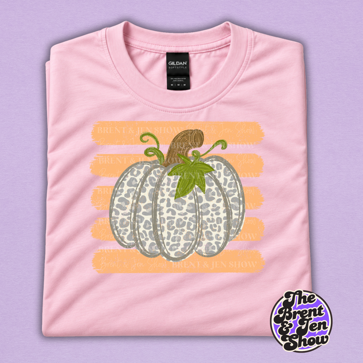 Leopard Print Pumpkin T-Shirt – Cute Fall Graphic Tee