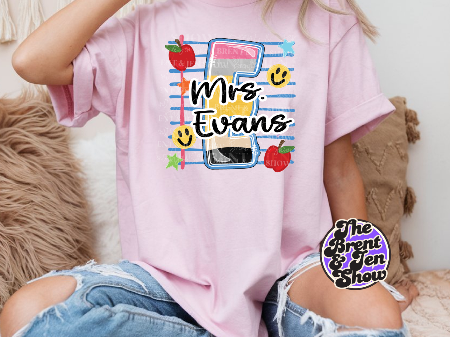 Personalized Alphabet Custom Name Shirt