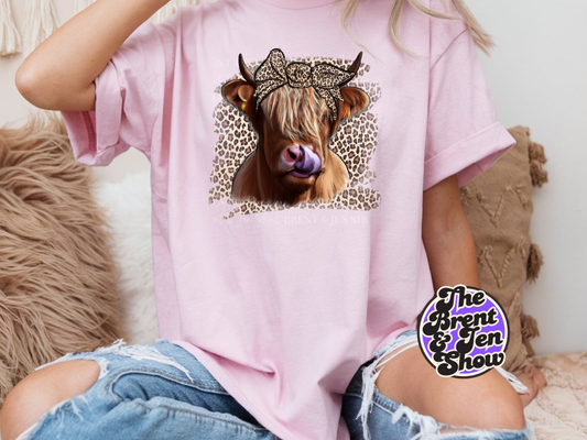 Highland Cow Bandana T-Shirt