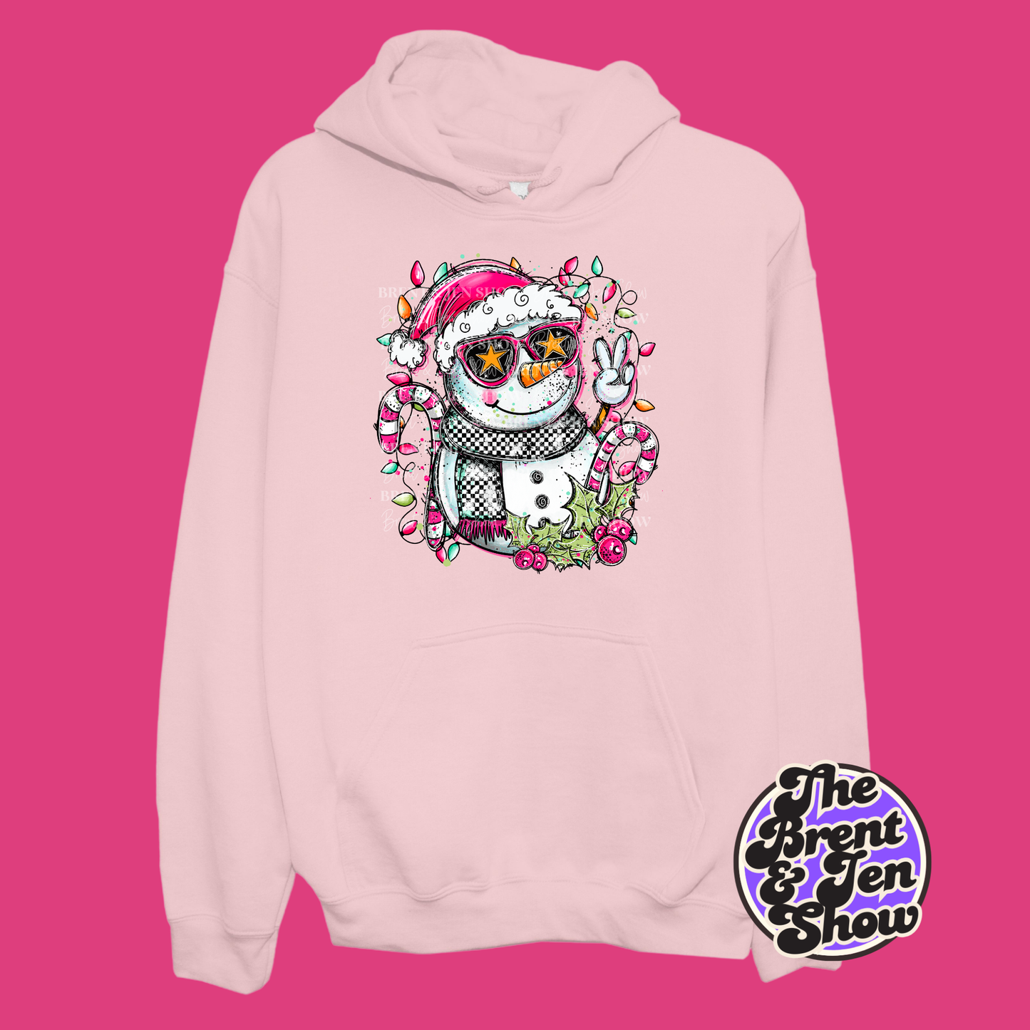 Doodle Snowman Hoodie