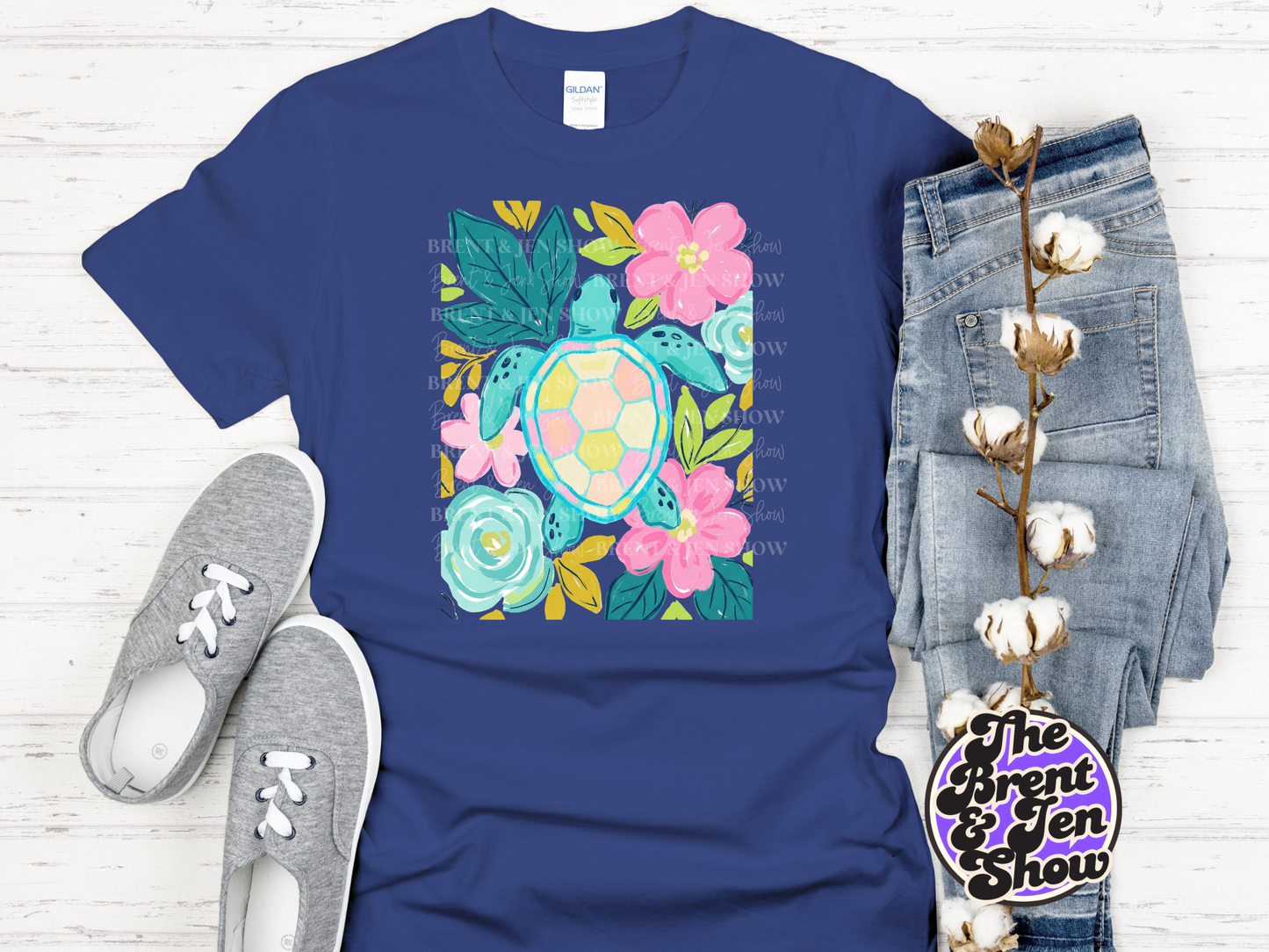 Boho Sea Turtle T-Shirt