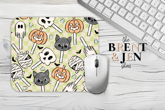 Halloween Suckers Mouse Pad