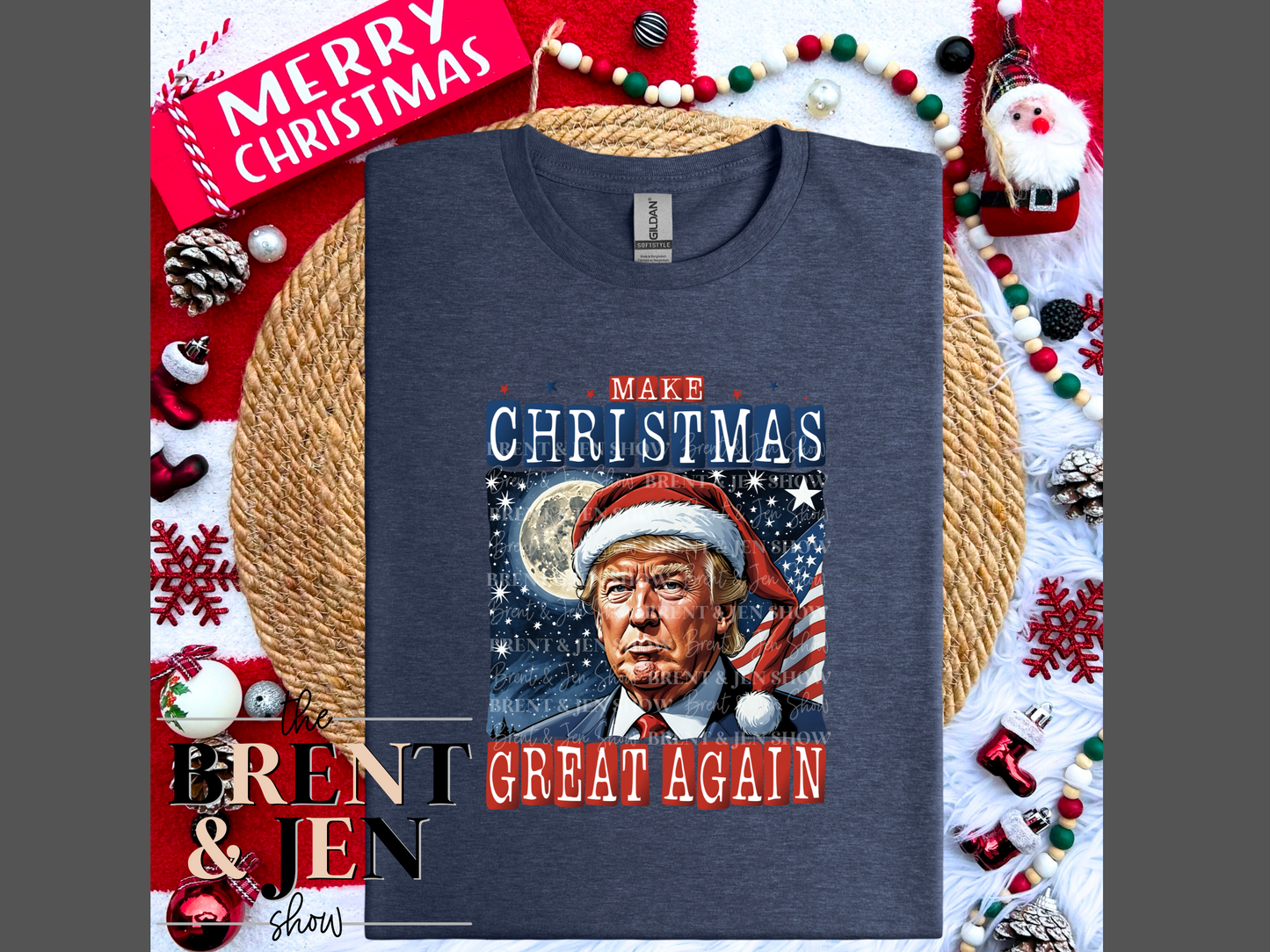 Make Christmas Great Again, Trump T Shirt