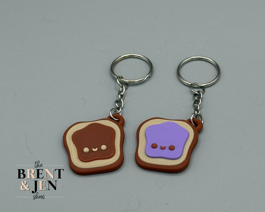 PB&J Keychains Set