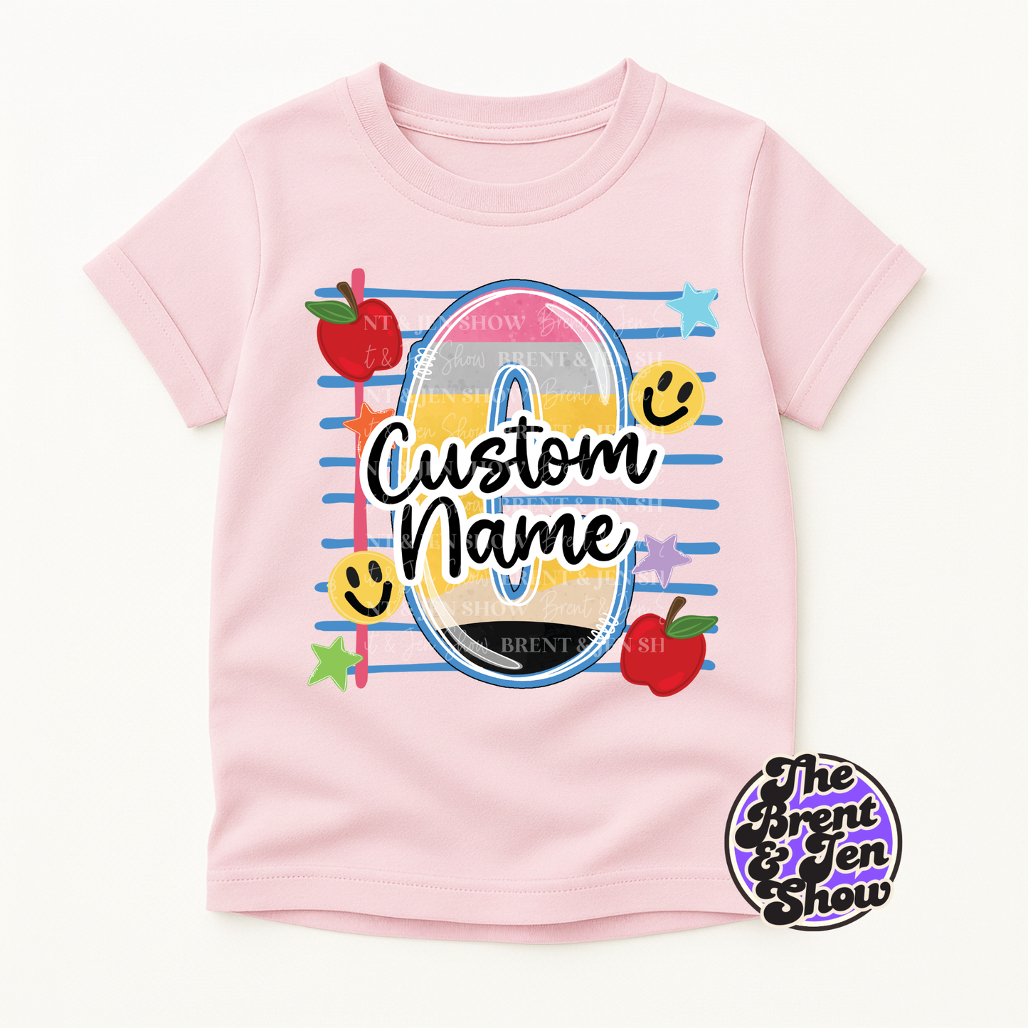 Personalized Kids Back to School Shirt | Custom Name Alphabet Tee