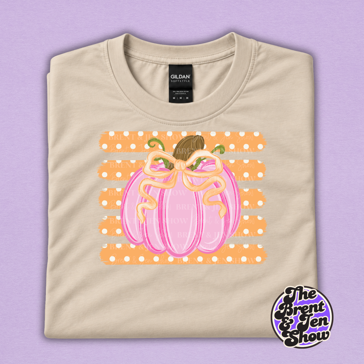 Pink Bow Pumpkin T-Shirt – Girly Fall Graphic Tee