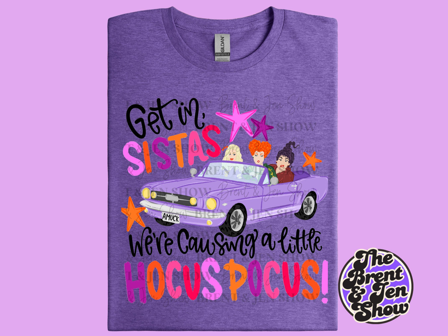 Get In Sistas We're Causing a Little Hocus Pocus T-Shirt