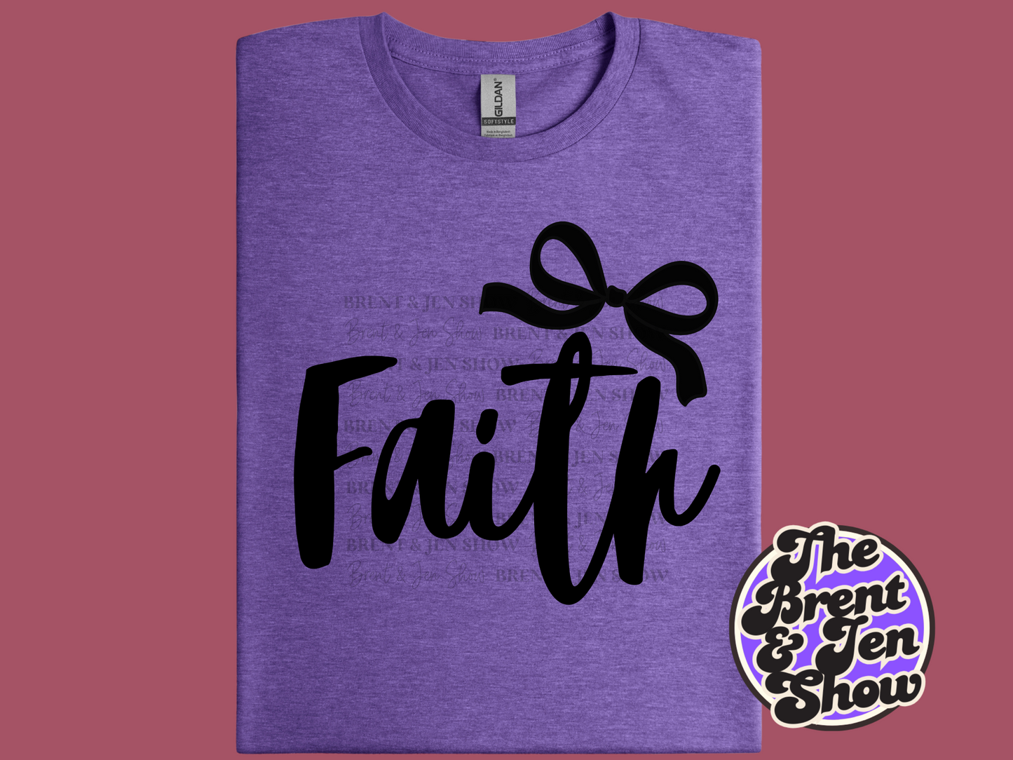 Faith Ribbon Graphic T Shirt