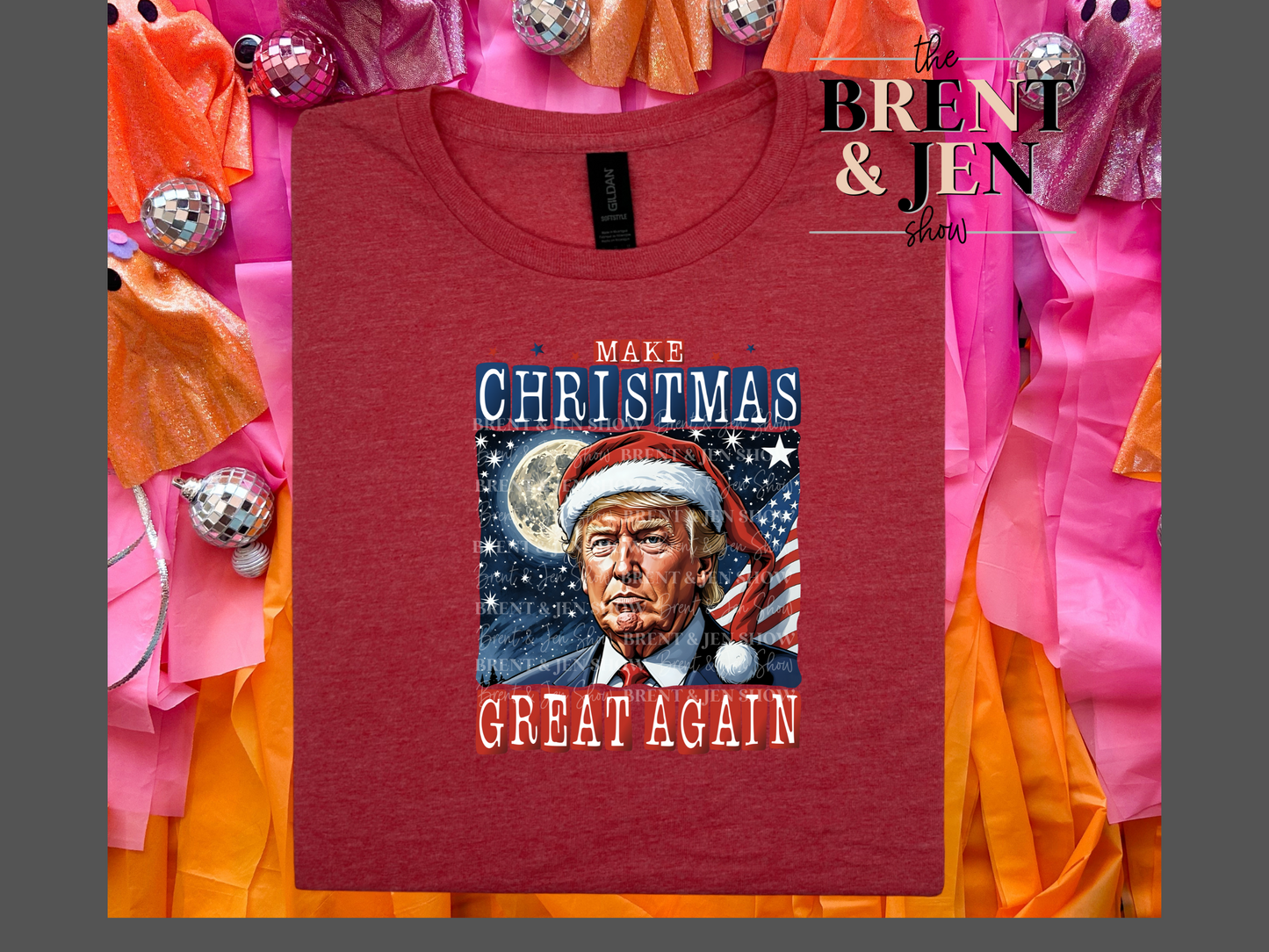 Make Christmas Great Again, Trump T Shirt