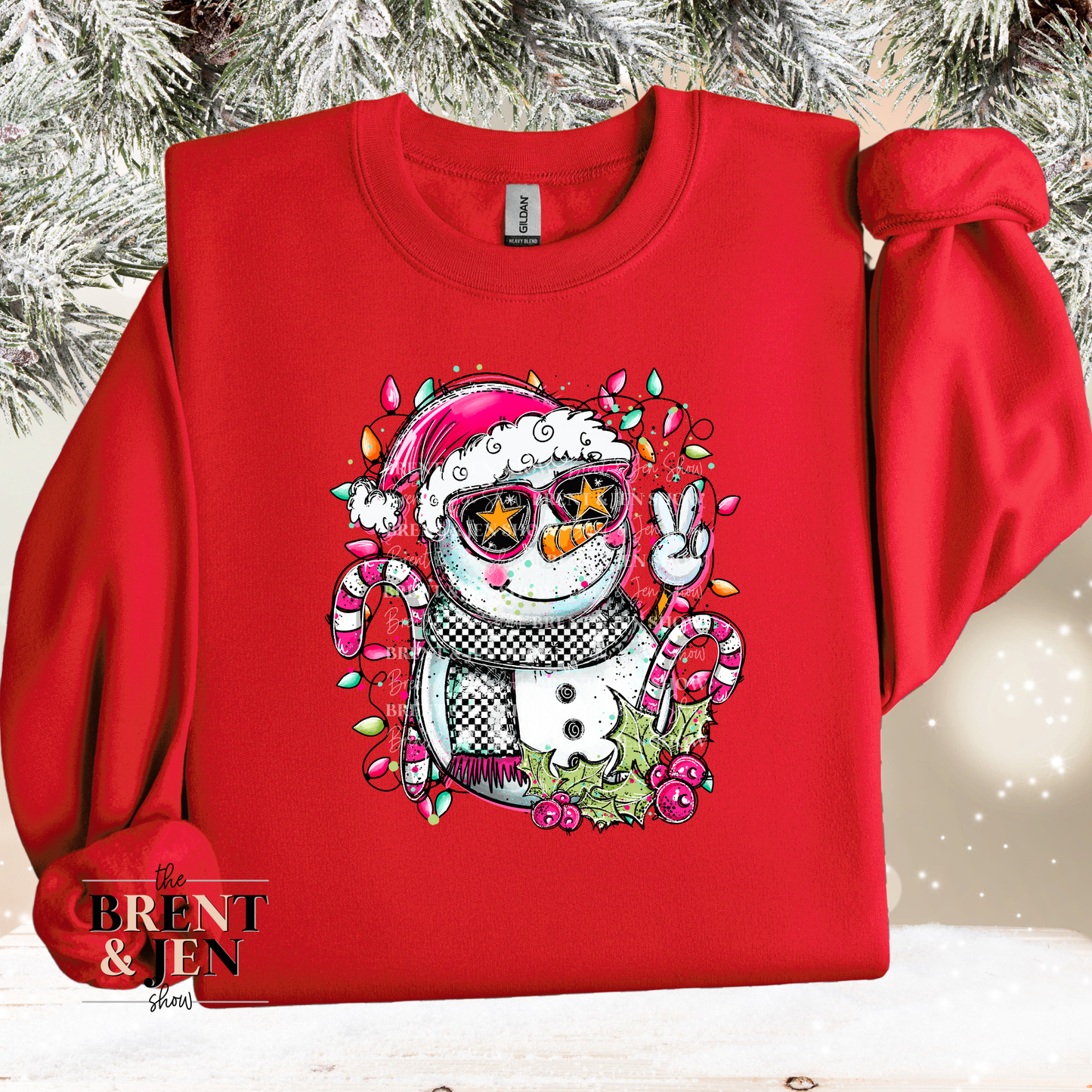 Doodle Snowman Sweatshirt