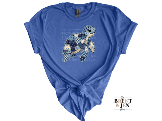 Patchwork Sea Turtle T-Shirt