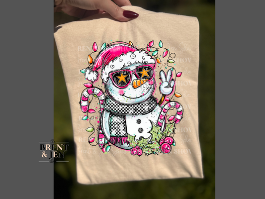 Doodle Snowman T-Shirt