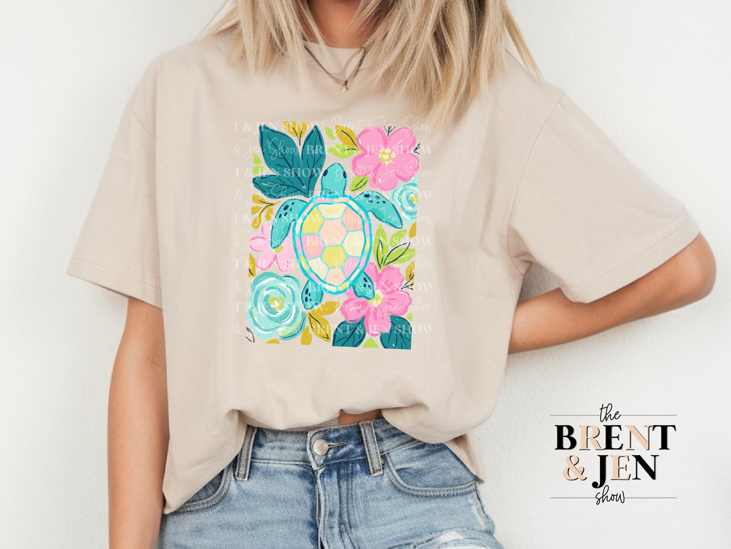 Boho Sea Turtle T-Shirt