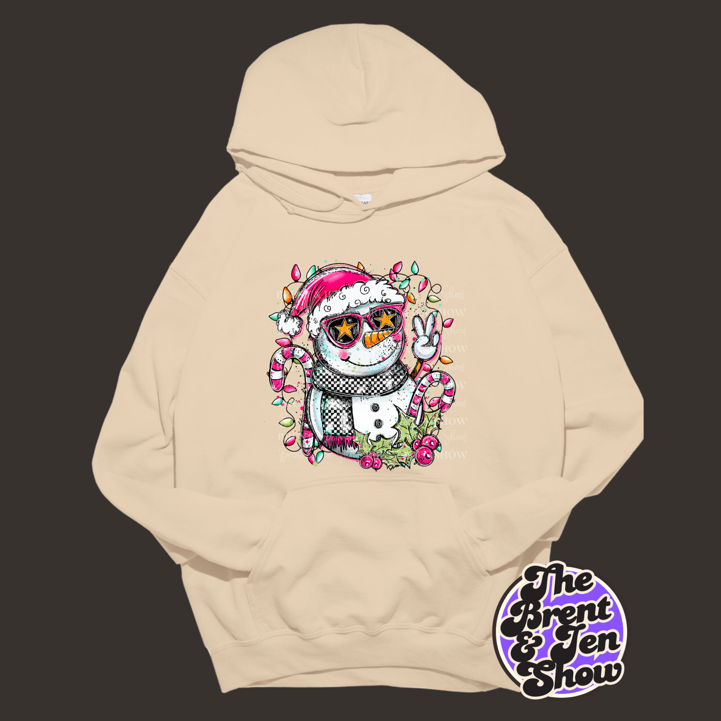 Doodle Snowman Hoodie