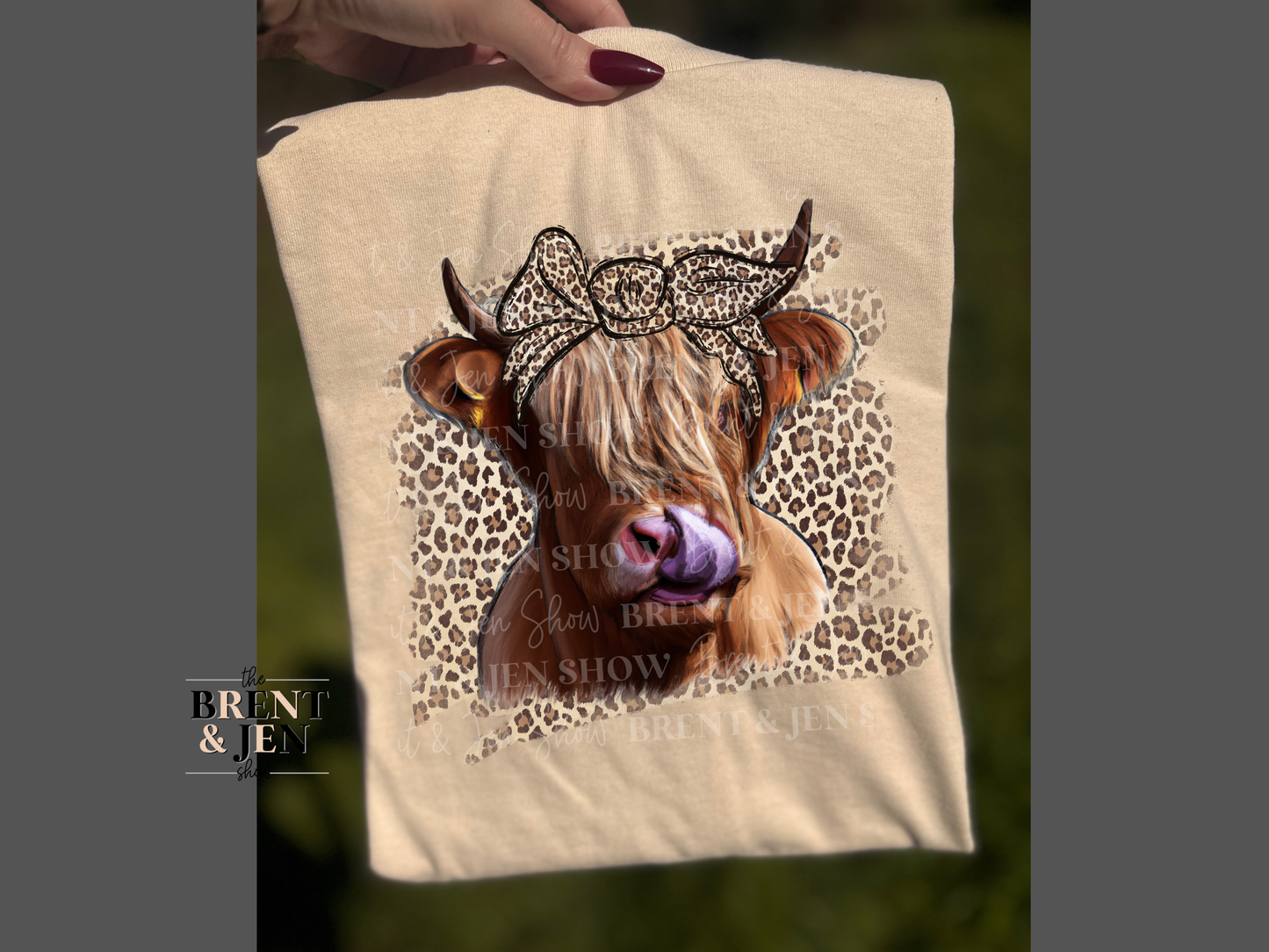 Highland Cow Bandana T-Shirt
