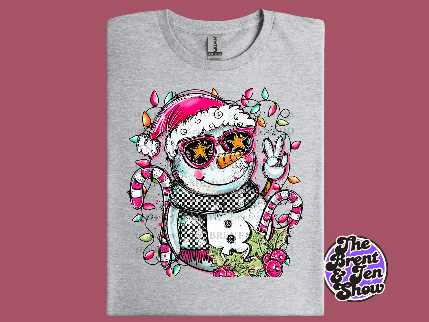 Doodle Snowman T-Shirt