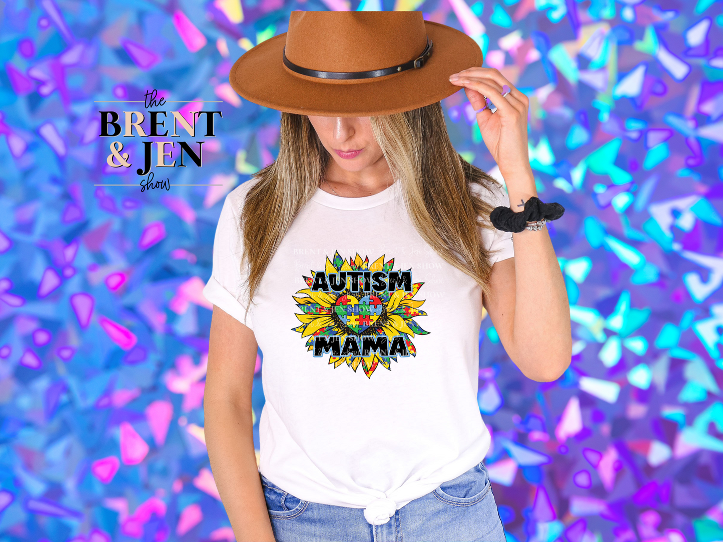 Autism Mama Sunflower T Shirt