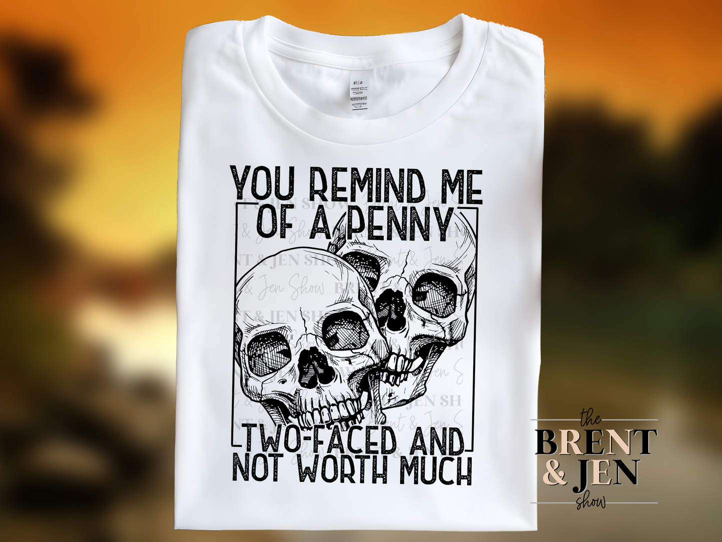You Remind me of a Penny, Two Faced and Not Worth Much T-Shirt