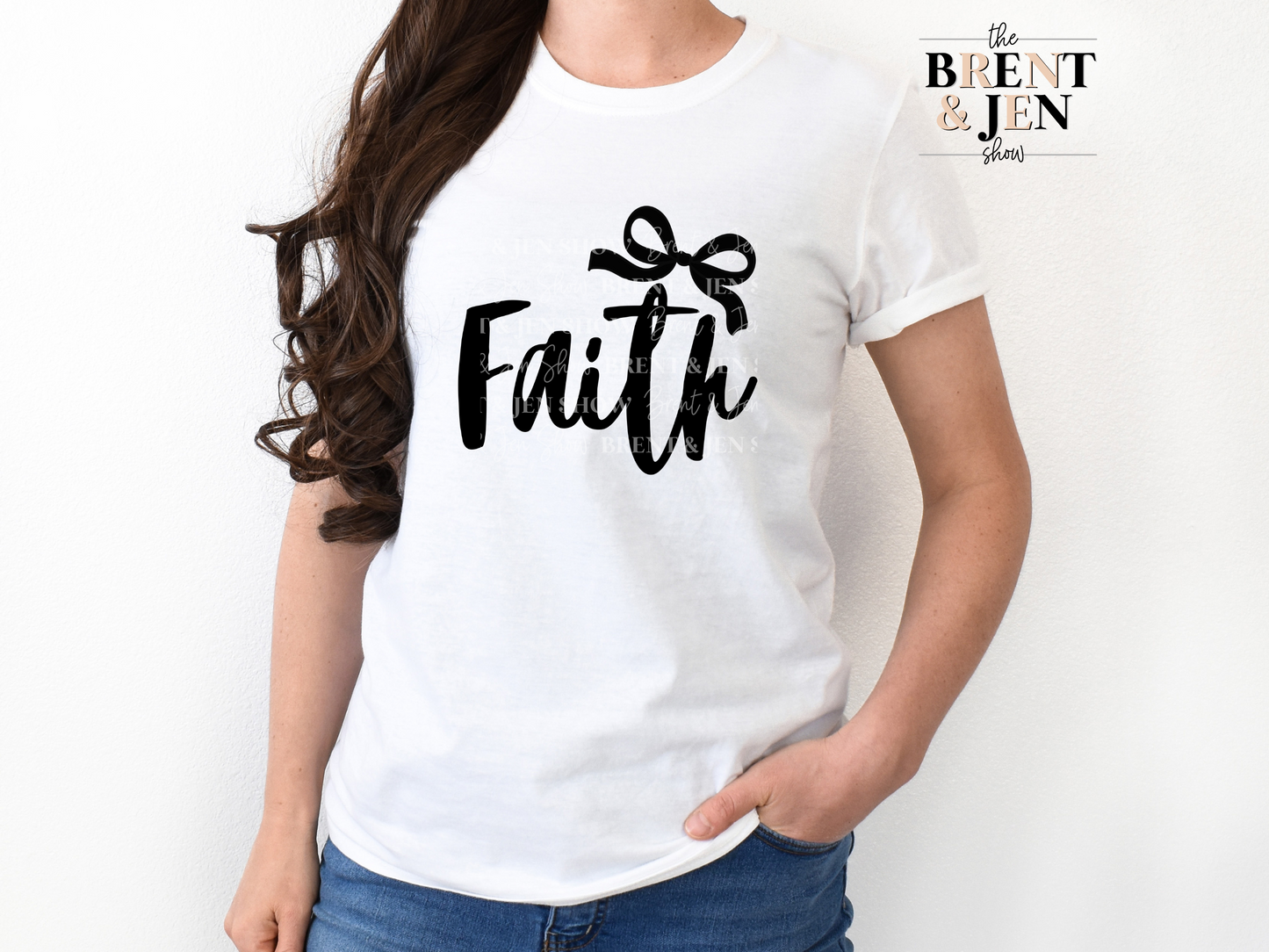 Faith Ribbon Graphic T Shirt