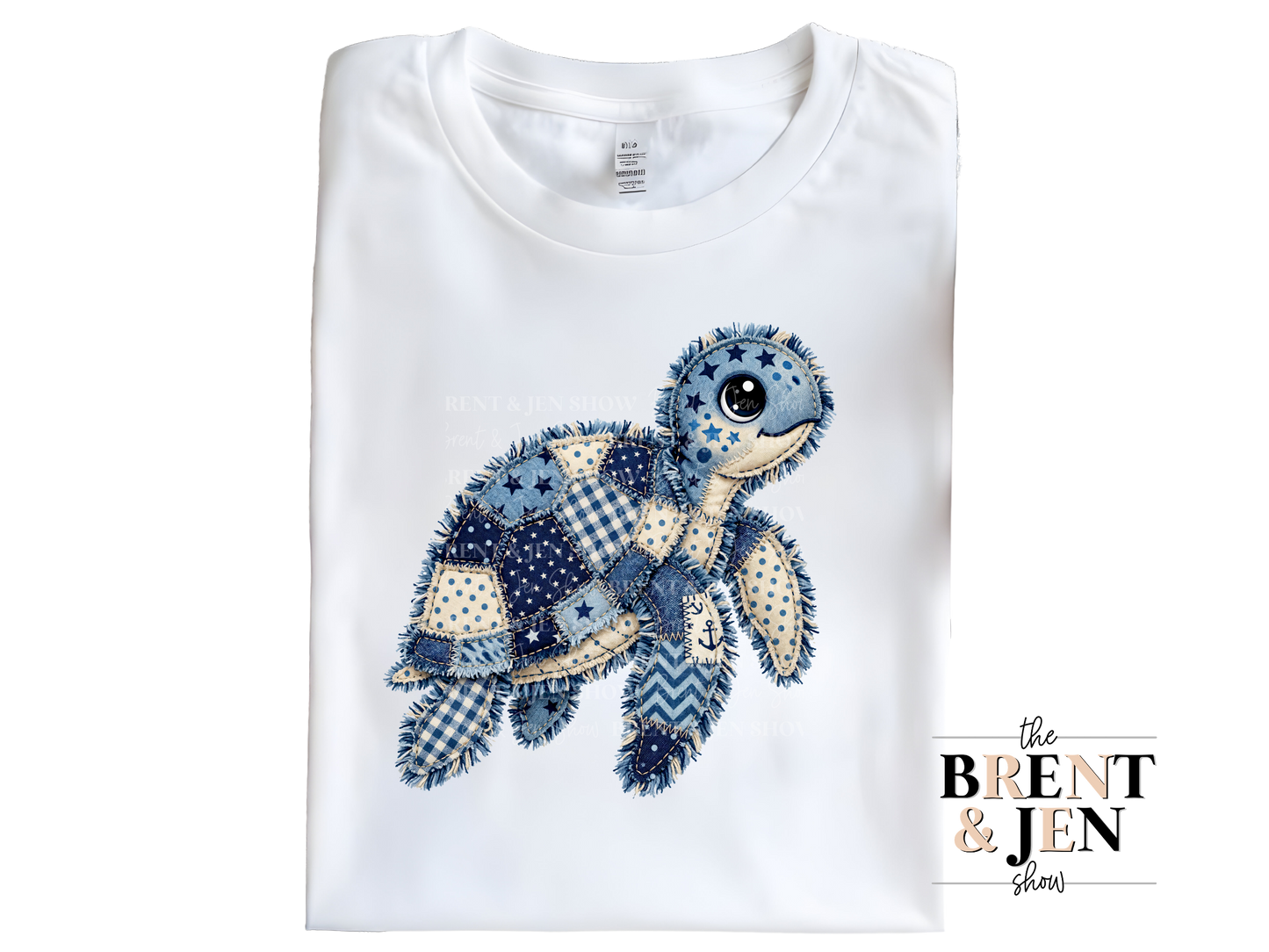 Patchwork Sea Turtle T-Shirt