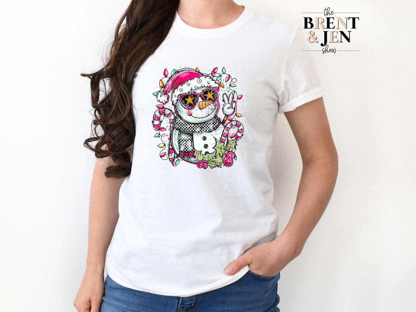 Doodle Snowman T-Shirt