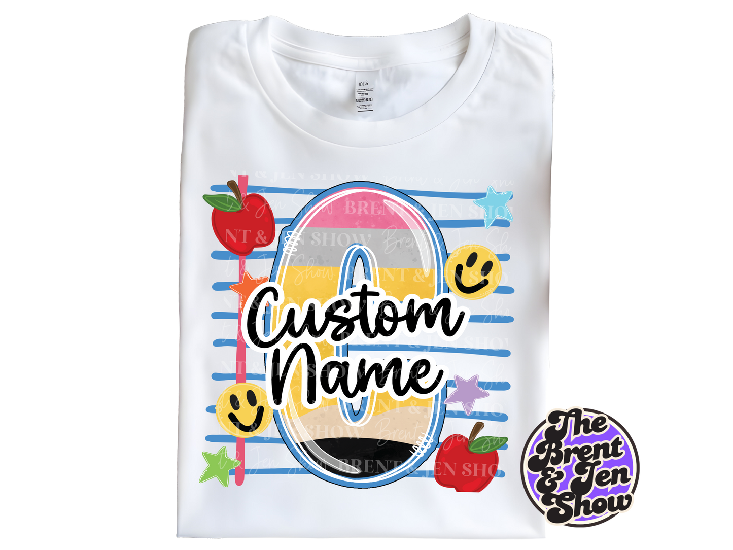 Personalized Alphabet Custom Name Shirt