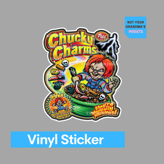 Chucky Charms Vinyl Sticker
