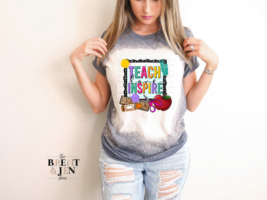 Teach, Love, Inspire Teacher T-Shirt
