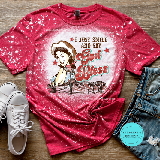 I Just Smile & Say God Bless T-Shirt
