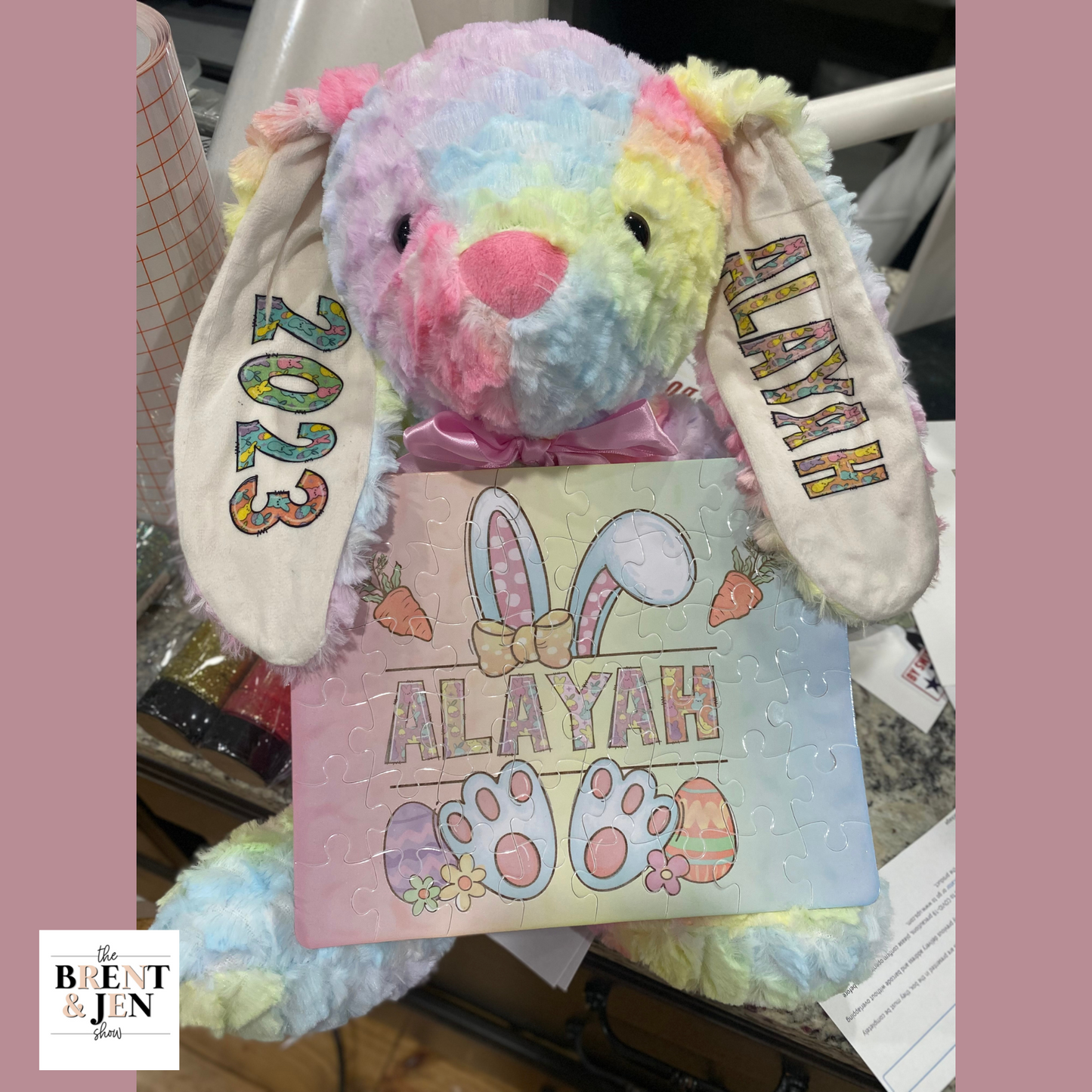 Personalized Easter Bunny