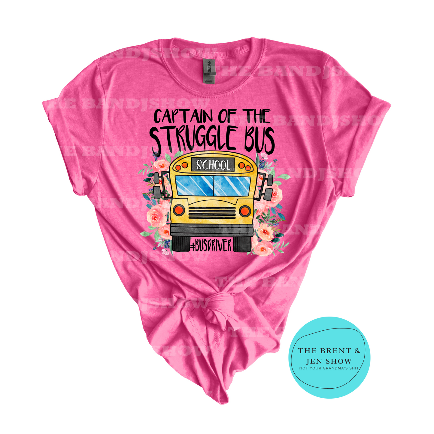 Captain of the Struggle Bus T-Shirt