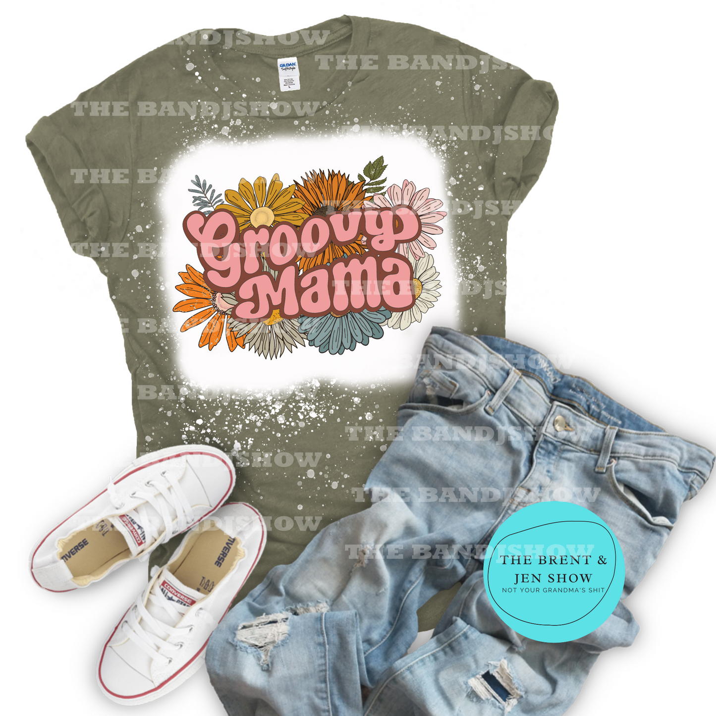 Groovy Mama Floral T-Shirt