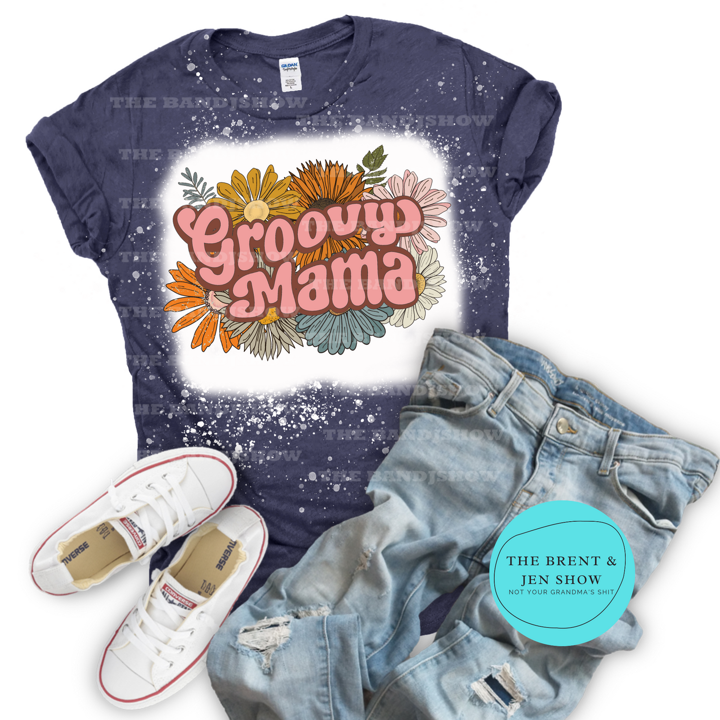 Groovy Mama Floral T-Shirt