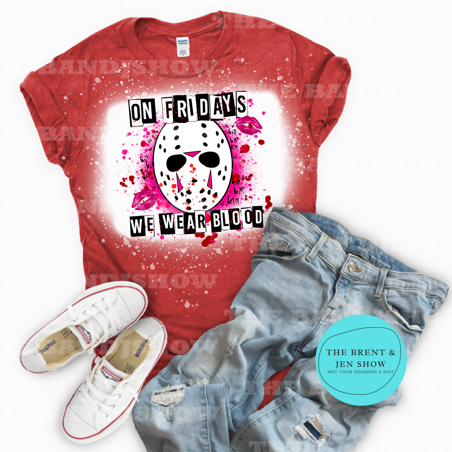 On Fridays We Wear Blood T-Shirt