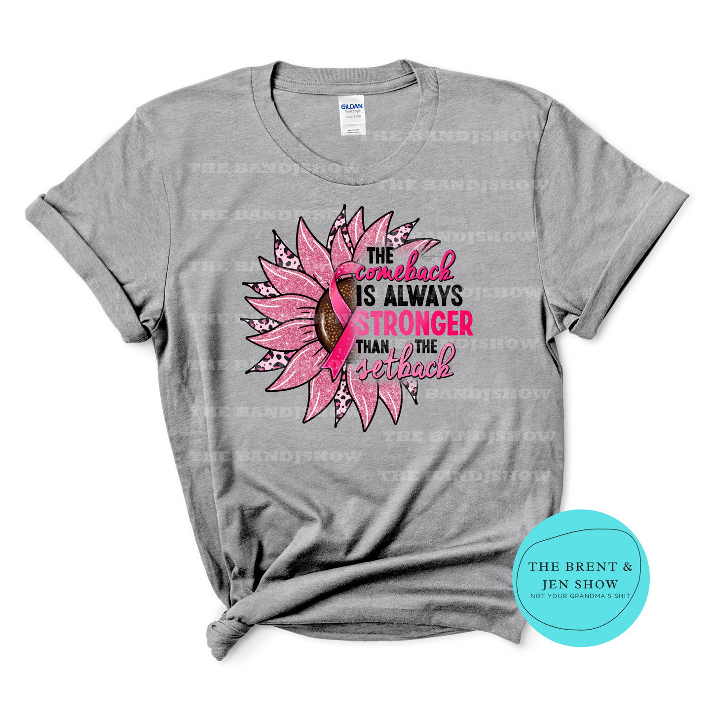 The Comeback is Always Stronger Than the Setback Breast Cancer Awareness T-Shirt