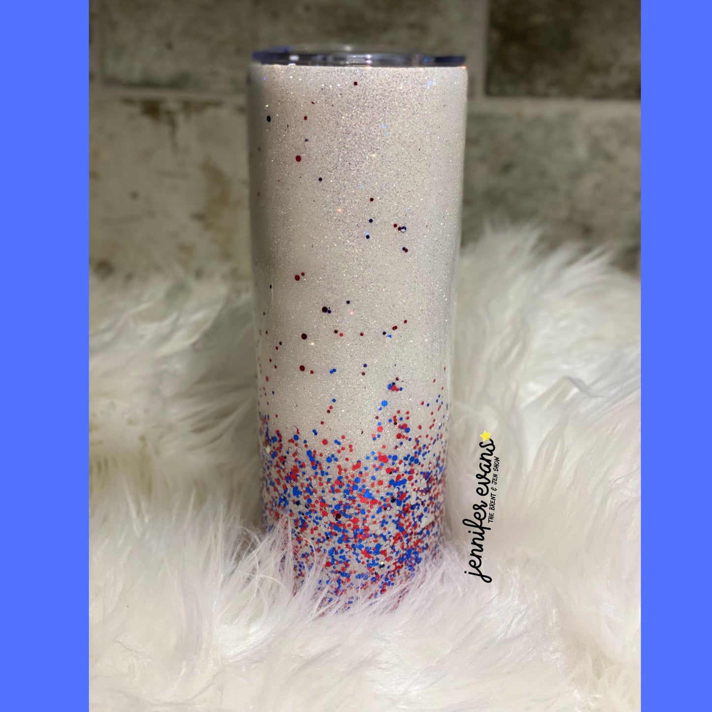 We're Effed Glitter Tumbler