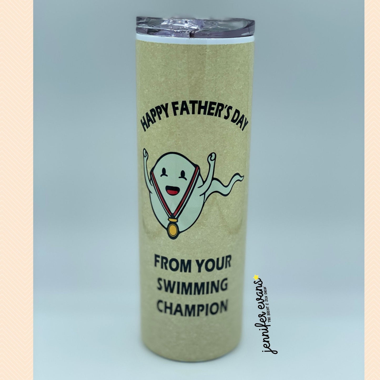 My First Home Was Awesome Thanks Dad, From Your Swimming Champion Sublimation Tumbler Cup 20oz Father's day Gift Order by June 11