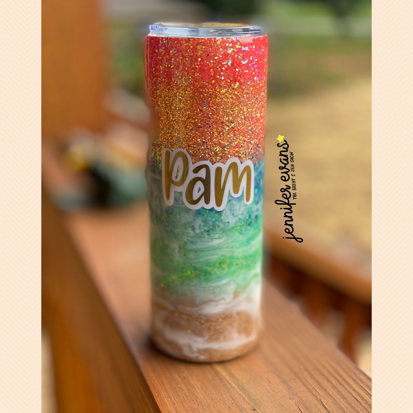 Beach Tumbler 2.0 - Customize with your own quote | Custom Tumbler, Beach Vibes, Beach Please, Toes in the Sand, Salty AF